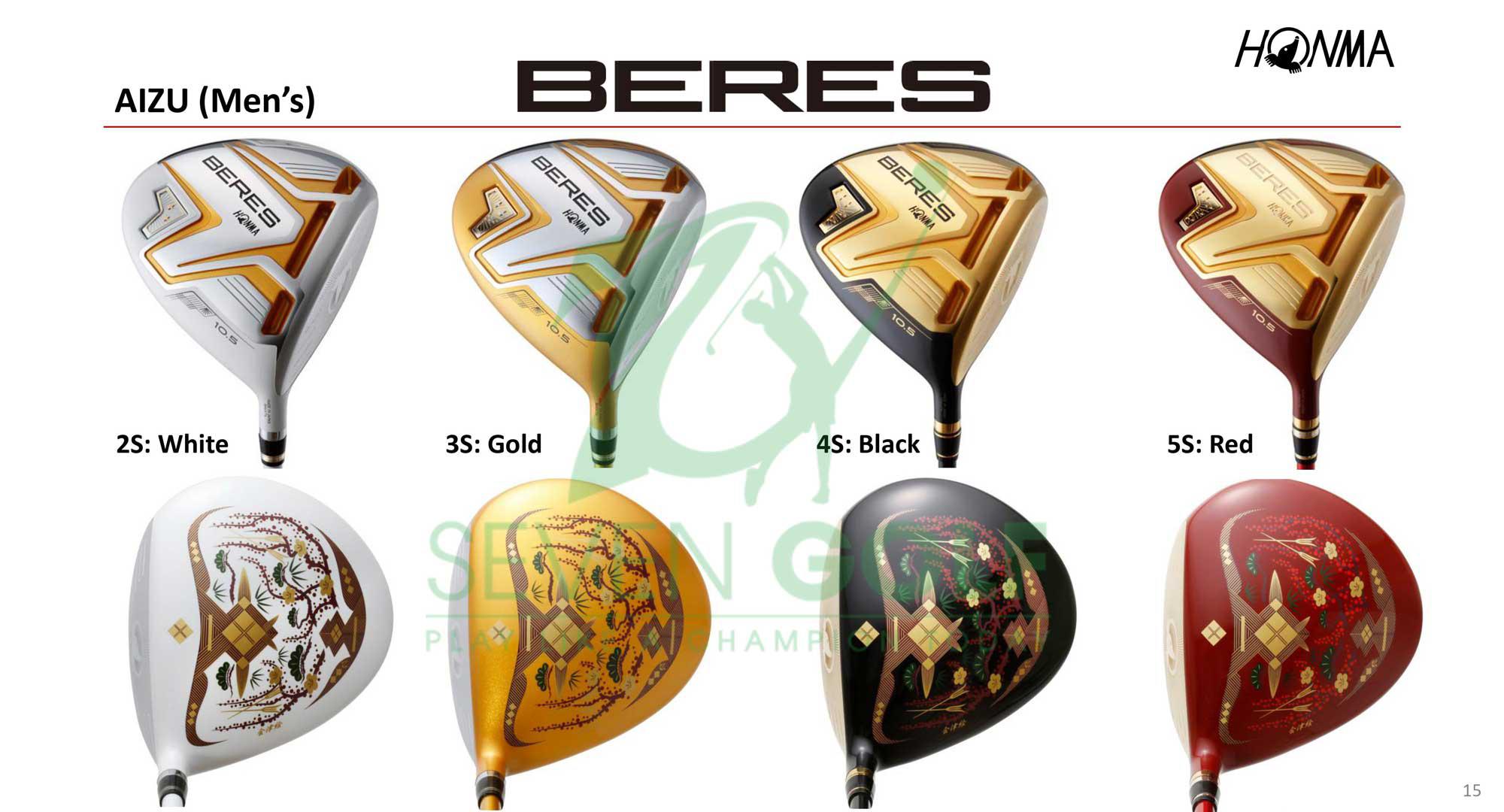 Bộ gậy golf fullset Honma Beres Aizu 4 sao cao cấp