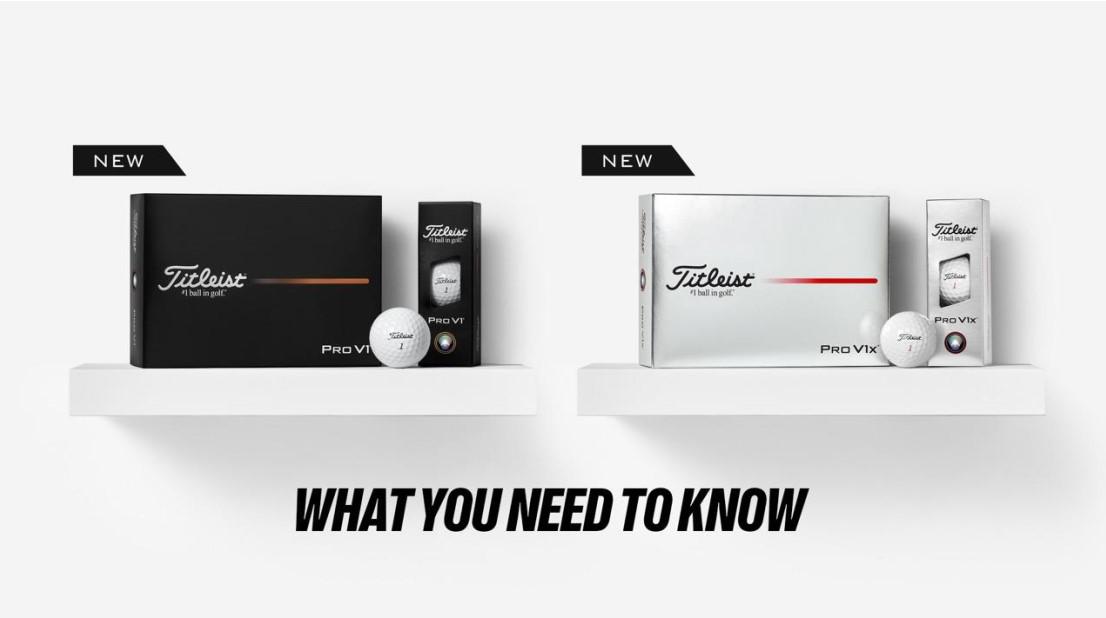 Bóng golf Titleist Pro V1 và Pro V1x 2025 bán chạy nhất trong năm 2025