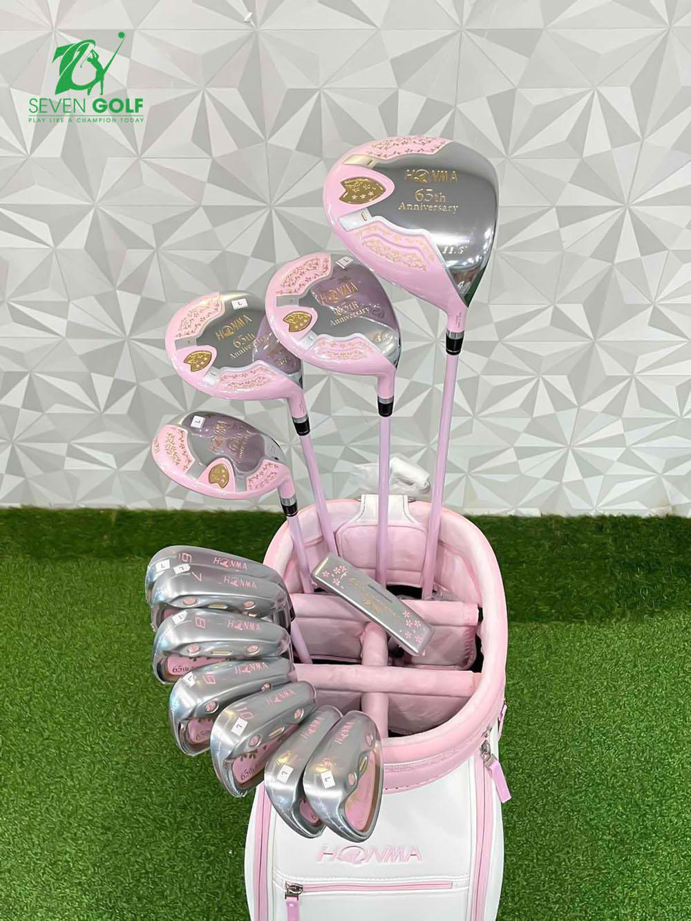Bộ Gậy Golf Nữ Honma 65th Anniversary Với Sắc Hồng Tuyệt Đẹp